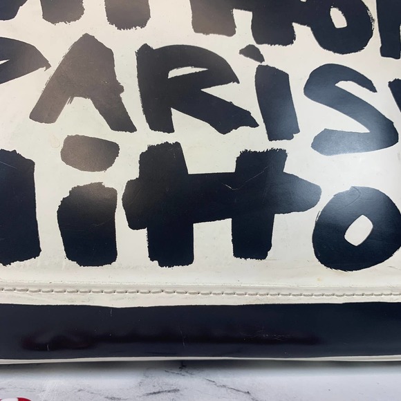 ❌❌ Louis Vuitton Graffiti Alma bag vintage tote Stephen Sprouse black/white - Picture 9 of 16